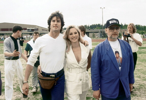 Ronn Moss ja vuosien 1990-2002 vaimo Shari Shattuck Hessun vieraana Suomessa 1993.