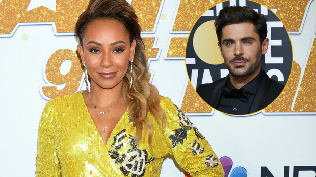 Seksipaljastus! Spice Girls -tähti vietti kuuman lemmenyön Zac Efronin kanssa: Heillä synkkasi hyvin! Mel B ja Zac Efron