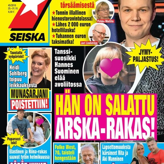 Tällainen nainen on Arska-rakas! Tanssii tähtien kanssa -suosikki Hannes Suomisen avovaimo on mystinen taiteilijasielu Kansi