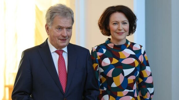 Sauli Niinistö Seiskalle: Olen Aarolle pukkina Sauli Niinistö ja Jenni Haukio
