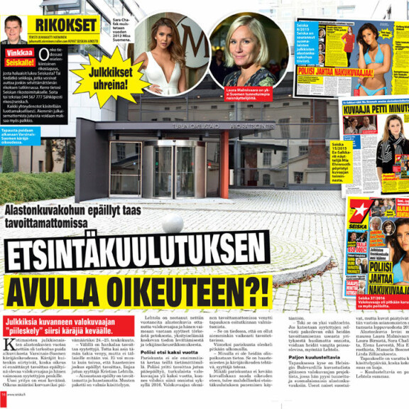 SEISKA 52/2017 Nakukuvaajapariskunta kertoi käräjäoikeudelle toimittamassaan kanteessa elävänsä eristäytynyttä elämää ja asuvansa useissa eri maissa. SEISKA 52/2017 Nakukuvaajapariskunta kertoi käräjäoikeudelle toimittamassaan kanteessa elävänsä eristäytynyttä elämää ja asuvansa useissa eri maissa.