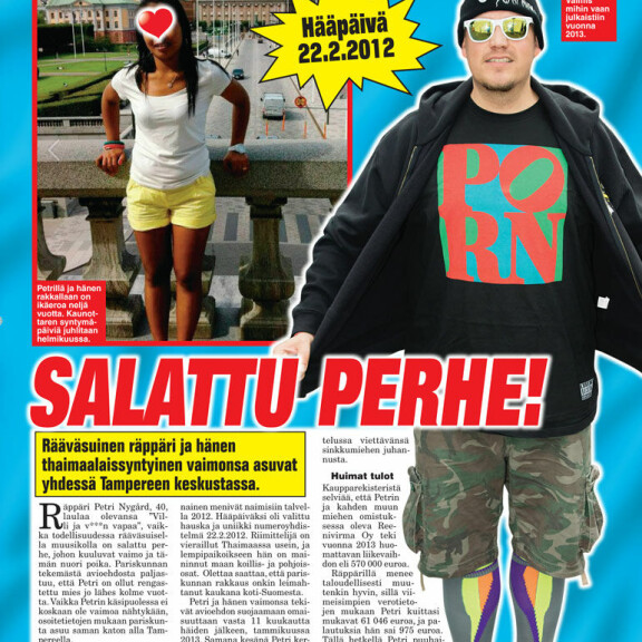 Seiska kertoi Petrin avioliitosta helmikuussa 2015. Seiska kertoi Petrin avioliitosta helmikuussa 2015.