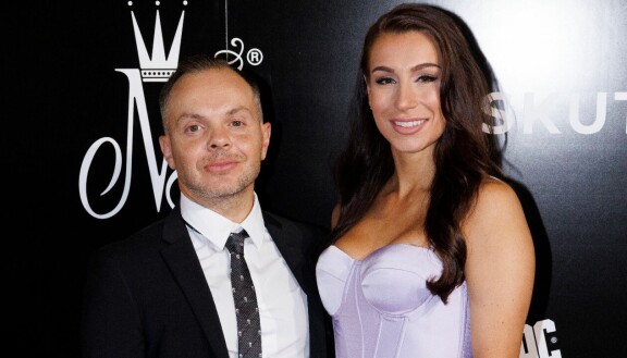 Dan ja Sandra Miss Suomi -finaalissa vuonna 2023.
