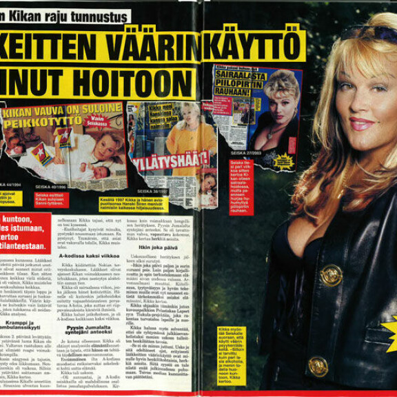 Muistatko?! Kikka oli 1990-luvun seksikkäin suomalaisartisti – sydäninfarkti koitui kohtaloksi 41-vuotiaana! Kikka