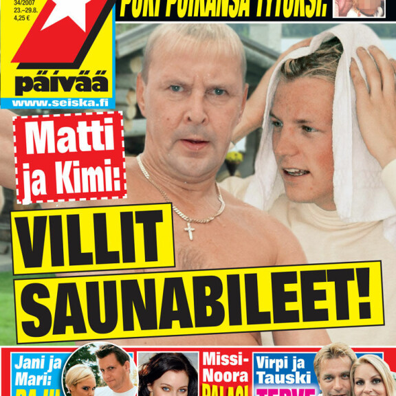 Onnea, Kimi, 40 vuotta! Vieras nainen aviovuoteessa, gorillapuku ja hengenvaarallinen juhannus – näistä kohuista Räikkönen muistetaan! Kimi Räikkönen ja Matti Nykänen