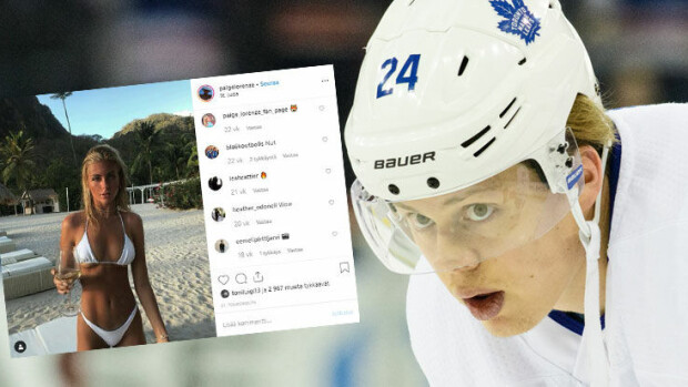 Erohuhut historiaa! Kasperi Kapasen ja mallirakas Paige Lorenzen rakkaus roihuaa taas - paljonpuhuva yhteiskuva julki! Kasperi Kapanen ja Paige Lorenze