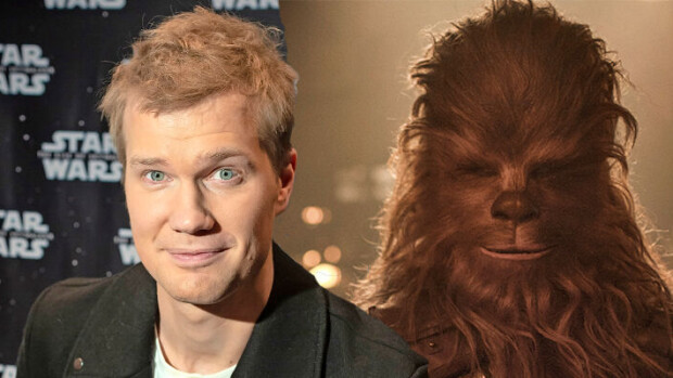 Joonas Suotamo paljastaa Star Warsin kuvauksista: Chewbacca-asu aiheuttaa ongelmia! Joonas Suotamo näyttelee Tähtien sodassa.