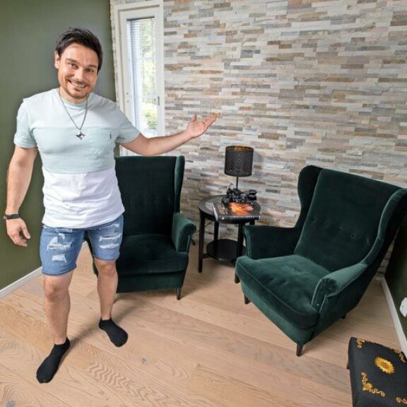 – Man cave -huoneessani on hieno kiviseinä! – Man cave -huoneessani on hieno kiviseinä!