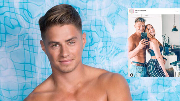 Love Island-Tommy hehkuttaa kaunista uutta Sandra-rakastaan somessa: 'Tämä ihminen saa mun sukat pyörimään ja henkselit paukkumaan' - kuva! Tommy Ramiro ja kuvakaappaus Instagramista