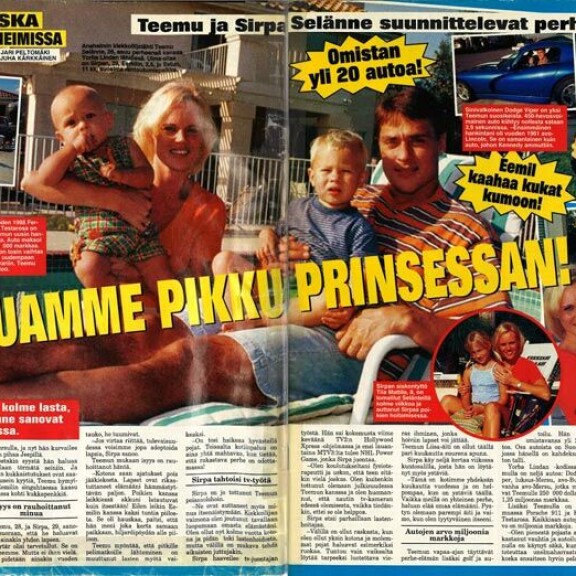 Raju rallikolarikolari ja vuosittaisia kesäbileitä! Näin 50 vuotta täyttävä kiekkolegenda Teemu Selänne on kohauttanut Seiskassa! Teemu Selänne