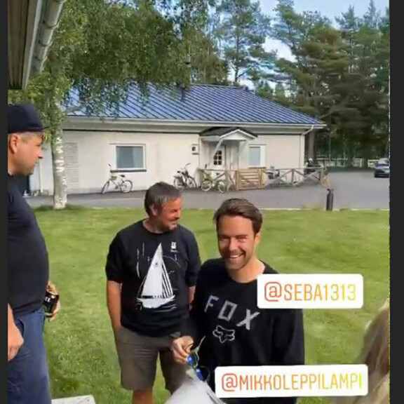 Kuvakaappaus Stefan Thermanin Instagram-videotarinasta. Stefan Thermanin MyStory kuvakaappaus Instagramista.