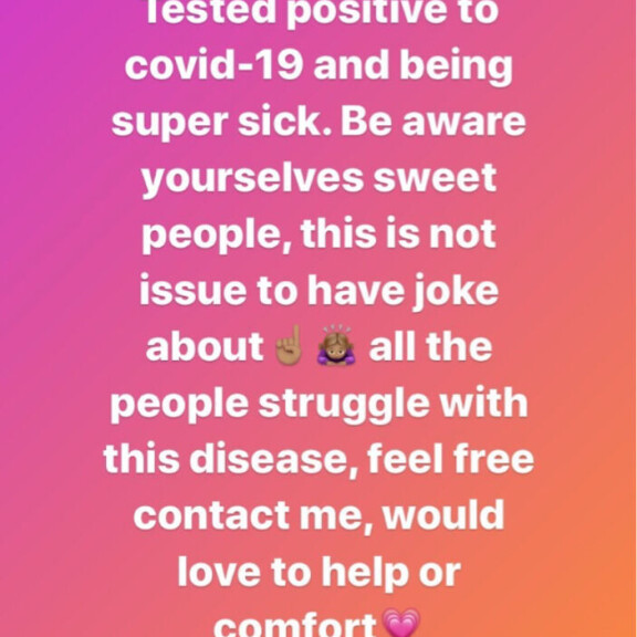 Kuvakaappaus Jessica Ruokolan Instagram MyStory-osiosta. Kuvakaappaus Jessica Ruokolan Instagram MyStory-osiosta.