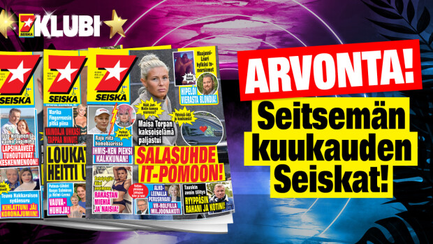 Seiska Klubin kesäarvonnan voittajat on arvottu! Seiska Klubi