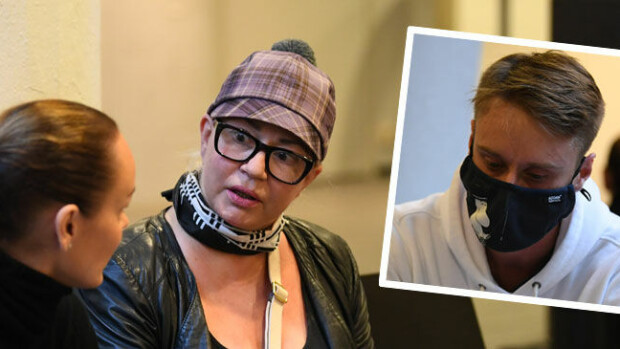 Lievistä pahoinpitelyistä syytetty Susanna Indrén äksyili ärjynä saapuessaan oikeuteen - jäätävät välit ex-aviomies Samuliin paljastuivat: peräti 12 rikoksen syytelista! Susanna Indrén ja Samuli oikeudessa