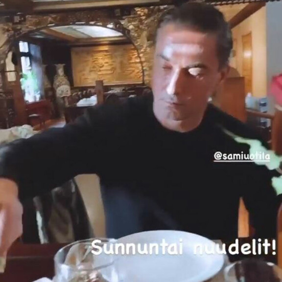 Kuvakaappaus Kerttu Rissasen Instagram-videotarinasta. Kuvakaappaus Kerttu Rissasen Instagram-videotarinasta.