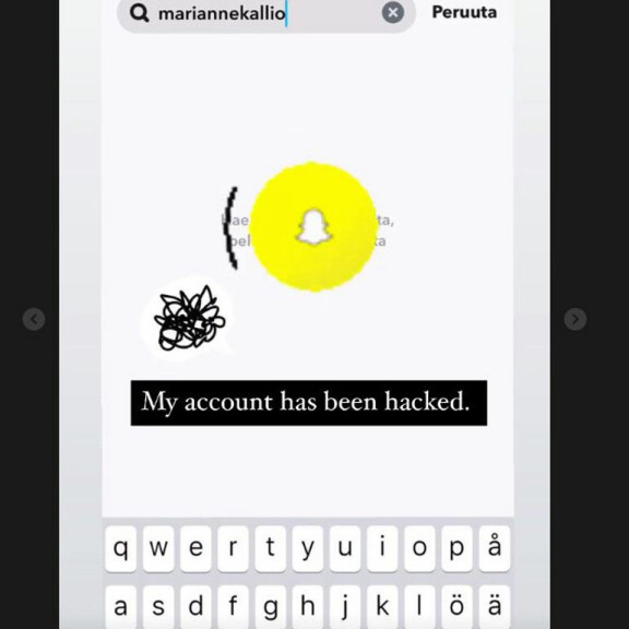 Kuvakaappaus Marianne Kallion Instagram-videotarinasta.; marianne kallio instagram-videotarina