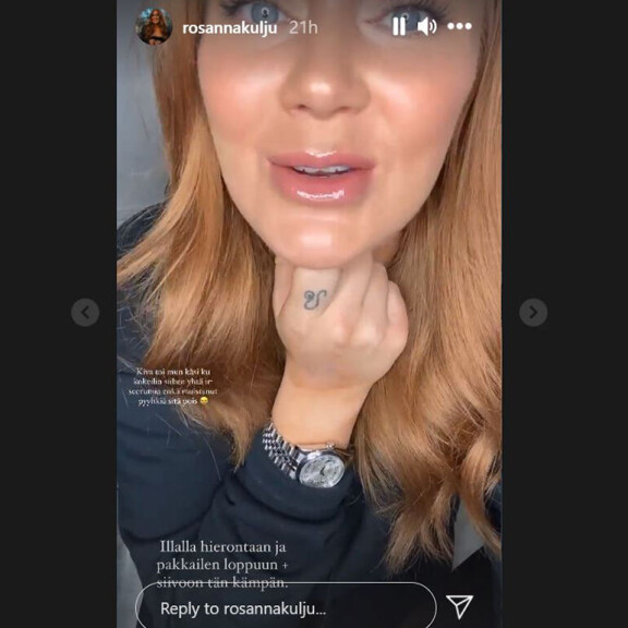 Ohhoh, Rosanna Kulju sai vihjailuja perseestään ja upeasta kellostaan - lataa nyt takaisin keskisormen kera: 'Mitä sitten?' Rosanna Kulju