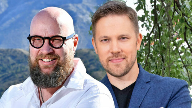 Jo on Juhilla jutut! Radiojuontaja Juha Perälä veti etunimikaimansa kirjailija Juha Vuorisen mukaan peräaukkohassutteluunsa: ”Yksi maistuvimmista projekteistani” Juha vuorinen ja juha perälä