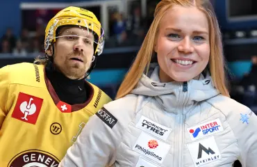Ensimmäiset yhteiskuvat! Hiihtäjäkaunotar Jasmi Joensuun ja kiekkotähden suhde syvenee