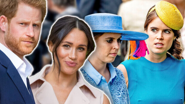 Prinssi Harry aiheuttaa kitkaa! Prinsessa Eugenie veti herneen nenään: Kostiko Beatrice Meghanille?! Harry, Meghan, Beatrice ja Eugenie