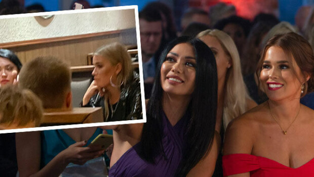 Nälkä yllätti rataraadot! Shirly Karvinen ja Sara Sieppi hakivat pizzaa kostean illan päätteeksi: tunnettu räppäri iski samaan pöytään - katso kuvat! Sara Sieppi ja Shirly Karvinen