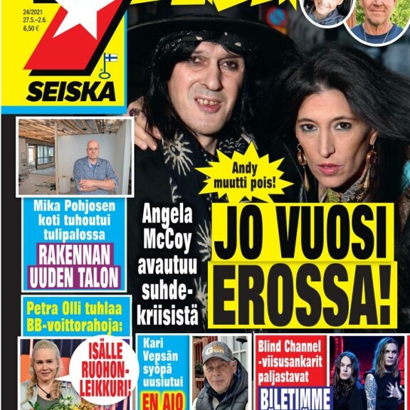 SEISKA 24/2021 Angelan erohakemus tuli julki juhannuksen tienoilla. SEISKA 24/2021 Angelan erohakemus tuli julki juhannuksen tienoilla.