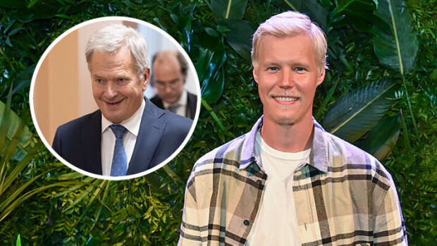 Legendaarinen kuva! Presidentti hyppäsi Helmeri Pirisen laudan selkään: 'Kansan Sauli' Sauli ja Helmeri