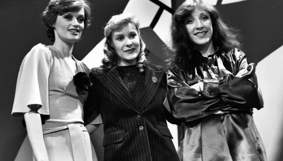 Taiska (keskellä) vuoden 1978 yhteisissä Euro- ja Interviisukarsinnoissa. (YLE)