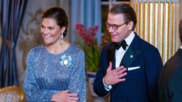 Upea kaunotar! Kruununprinsessa Victoria häikäisi tyrmäävässä iltapuvussa kruununprinsessa Victoria, prinssi Daniel