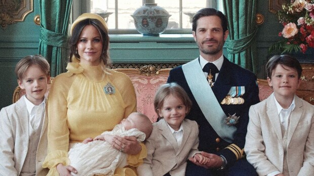 Prinsessa Sofialta ja prinssi Carl Philipiltä herttainen tervehdys