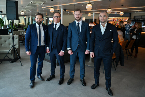 Matias on yksi Erikoisjoukot -ohjelman valmentajista. Kuvassa mukana Janne Lehtonen, Jan Knutti sekä Robin Hendry.