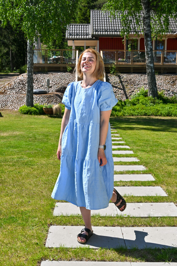 Pernilla poseerasi viime kesänä Seiskalle. Tänä kesänä Pernilla aikoo treenata ja nauttia suvesta mökkeillen, ilman turhia paineita.