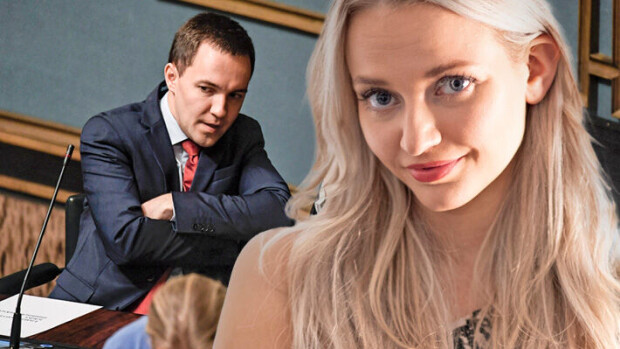 Salasuhde missi-Adeleen! Kohukansanedustaja Wille Rydman syyttää kaunotarta valehtelusta Adelaide Botty van den Bruele ja Wille Rydman