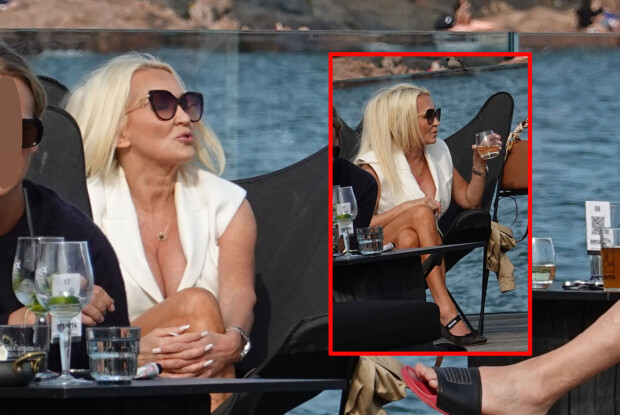 Susanna Penttilä rillutteli terassilla julkkiskomistuksen kanssa – paparazzikuvat!