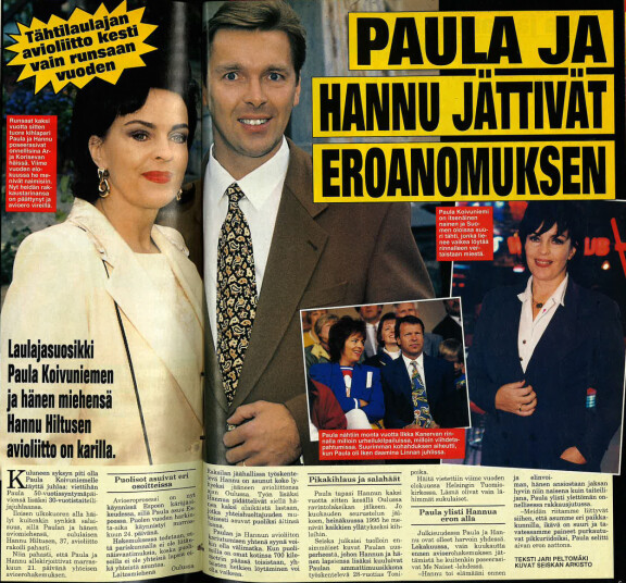 Eroshokkia lisäsi vain hetkeä aikaisemmin julkaistut lemmenhaastattelut.
