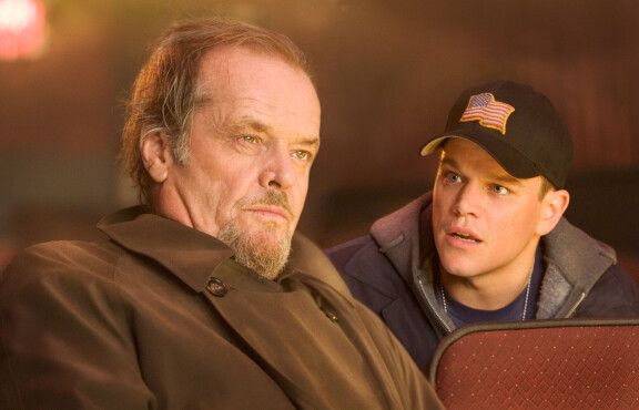 Jack Nicholson ja Matt Damon elokuvassa The Departed.