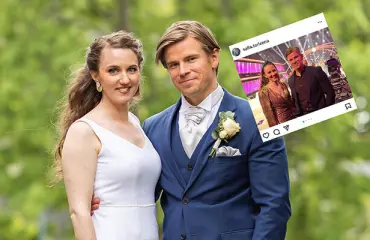 Ensitreffit alttarilla: Salla ja Lauri tuoreessa yhteiskuvassa avioparina – huhumylly käynnistyi heti