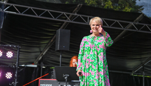 Katri Helena Seinäjoen Tangomarkkinoilla 2023.
