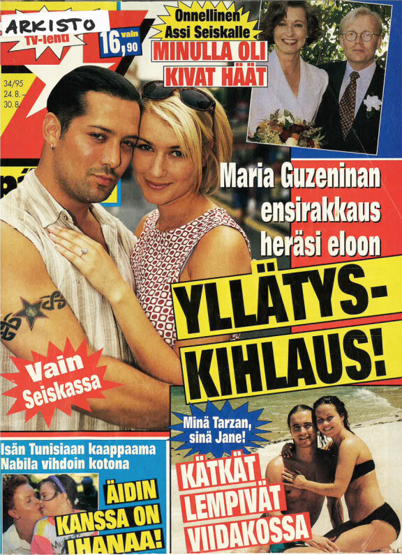 Maria oli kansikamaa jo ysärillä.