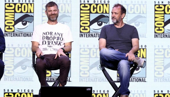 South Parkin luojat, Matt Stone ja Trey Parker San Diegon Comic Conissa 24. heinäkuuta.