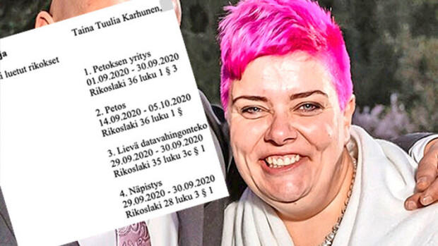 Tuomion saanut Unelmahäät-ohjelman Taina Karhunen kiisti syytteet – näin hän perusteli vessapapereiden viemistä Taina Karhunen