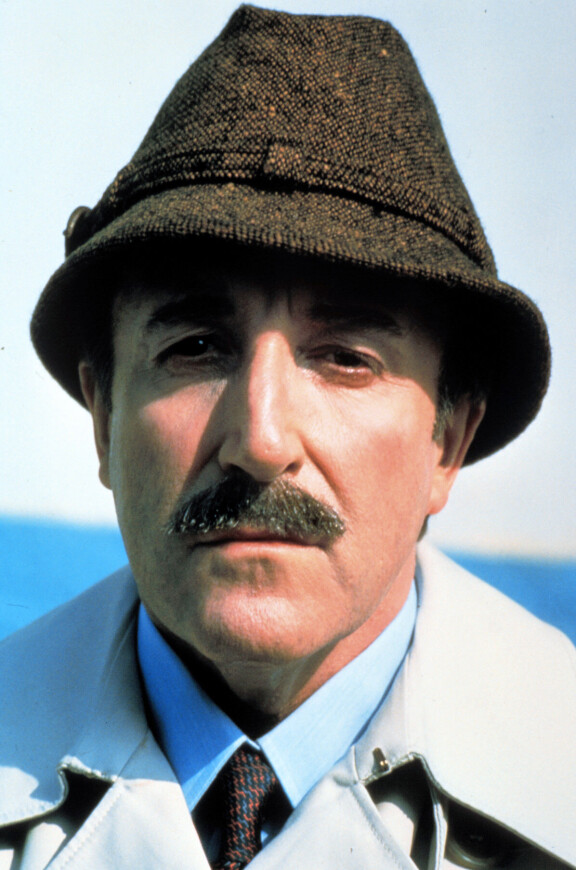 Näyttelijä Peter Sellers tunnetaan muun muassa poliisikomisario Jacques Clouseaun roolista Vaaleanpunainen pantteri -elokuvissa 60- ja 70-luvuilla.