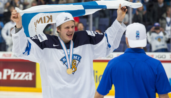 Kasperi oli voittamassa Suomelle kultaa nuorten MM-turnauksessa 2016.