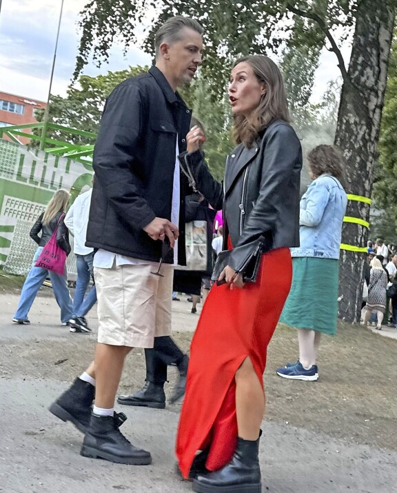 Viime vuoden Flow-festareilla Sanna ja Joni juhlivat samassa seurueessa.