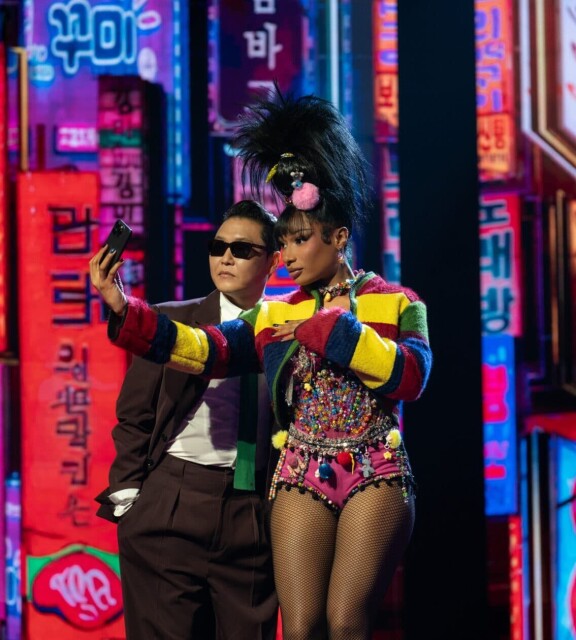 PSY ja Megan Thee Stallion nähdään Kpopped-sarjassa.
