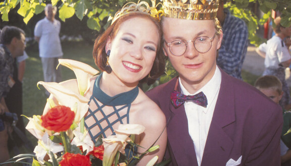 Sekä Tiina että Sauli olivat alle parikymppisiä, kun heidä kruunattiin 1994 tangokuningaspariksi.