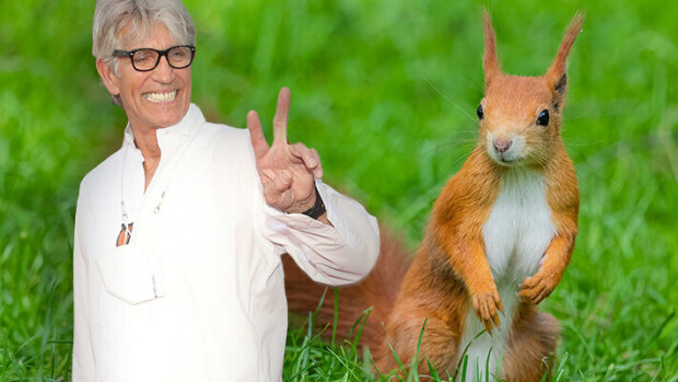 Oscar-ehdokas Eric Robertsin pihalla asustaa oravakommuuni: 'Tänne on tuotu 300 oravaa!' Eric Roberts ja orava