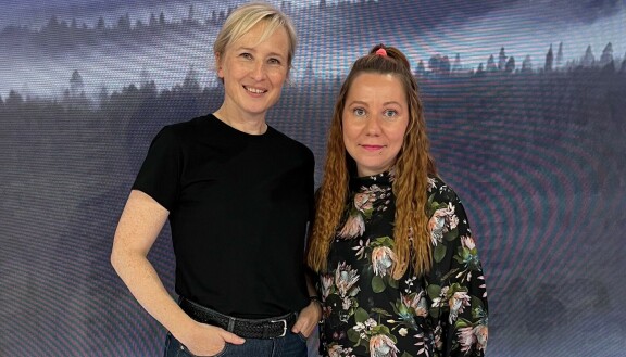 Alone Suomen tuottajat Heidi Mundberg ja Jasmi Kuusisto.