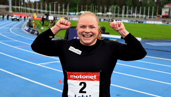 Krista Tervo pitää hallussaan naisten moukarinheiton Suomen-ennätystä, joka on 77, 14.