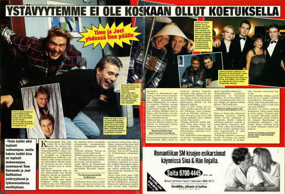 Vuonna 1995 Timolla ja Joelilla kaikki oli täydellistä.